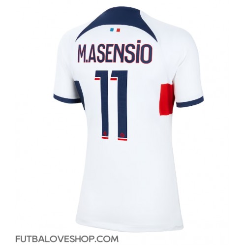 Dres Paris Saint-Germain Marco Asensio #11 Preč pre Ženy 2023-24 Krátky Rukáv